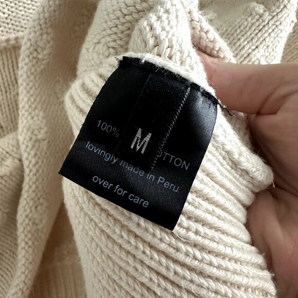 Rachel Comey Crop Sweater Cream - Picture 4 of 5